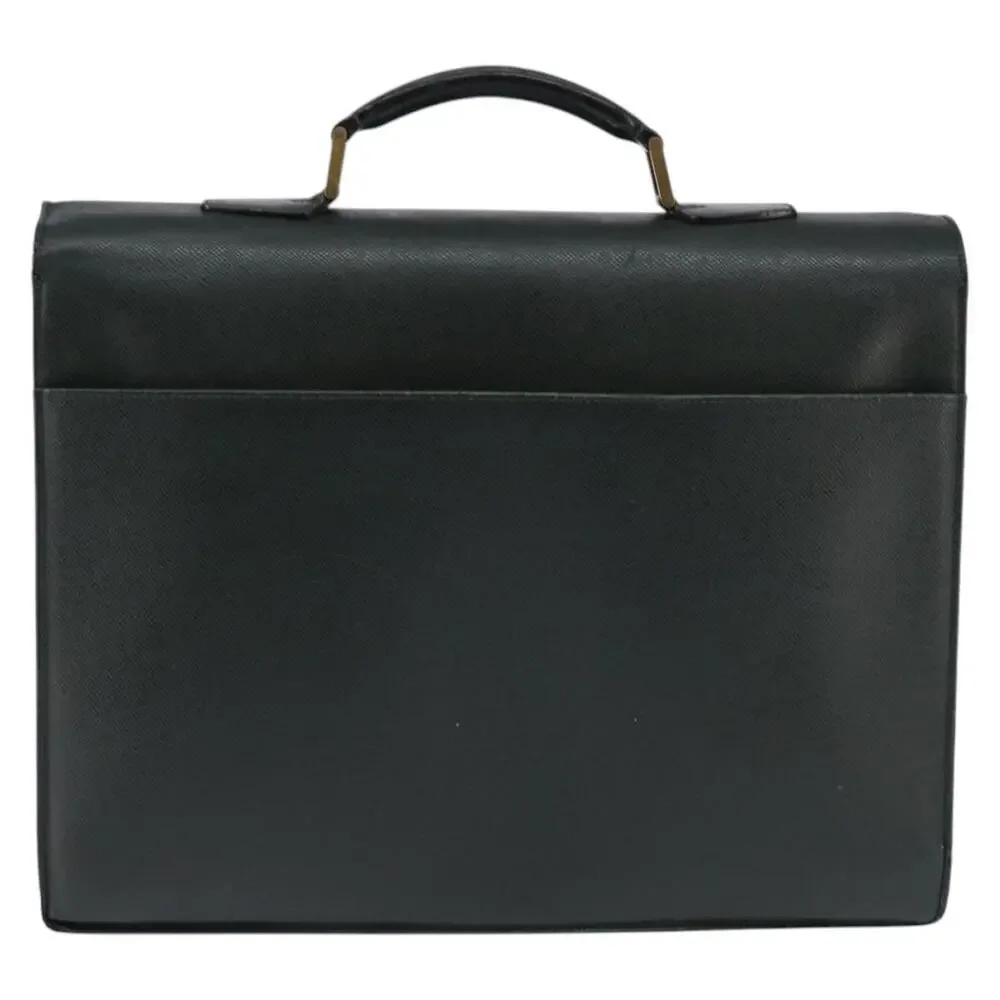 Louis Vuitton Taiga Serviette Moskova Business Bag Epicea Green